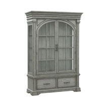 Devers lighted deals china cabinet